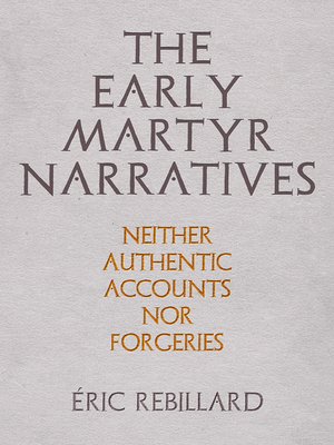 cover image of The Early Martyr Narratives